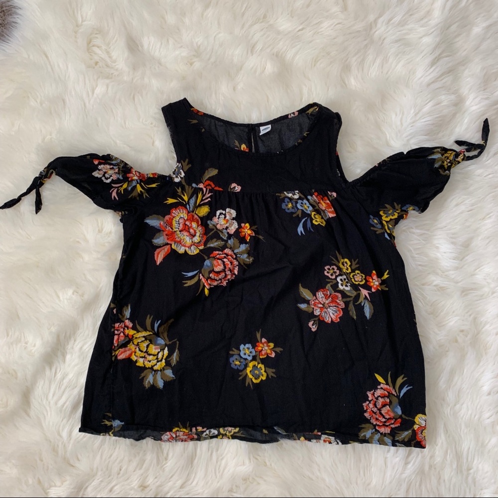 Open shoulder blouse
